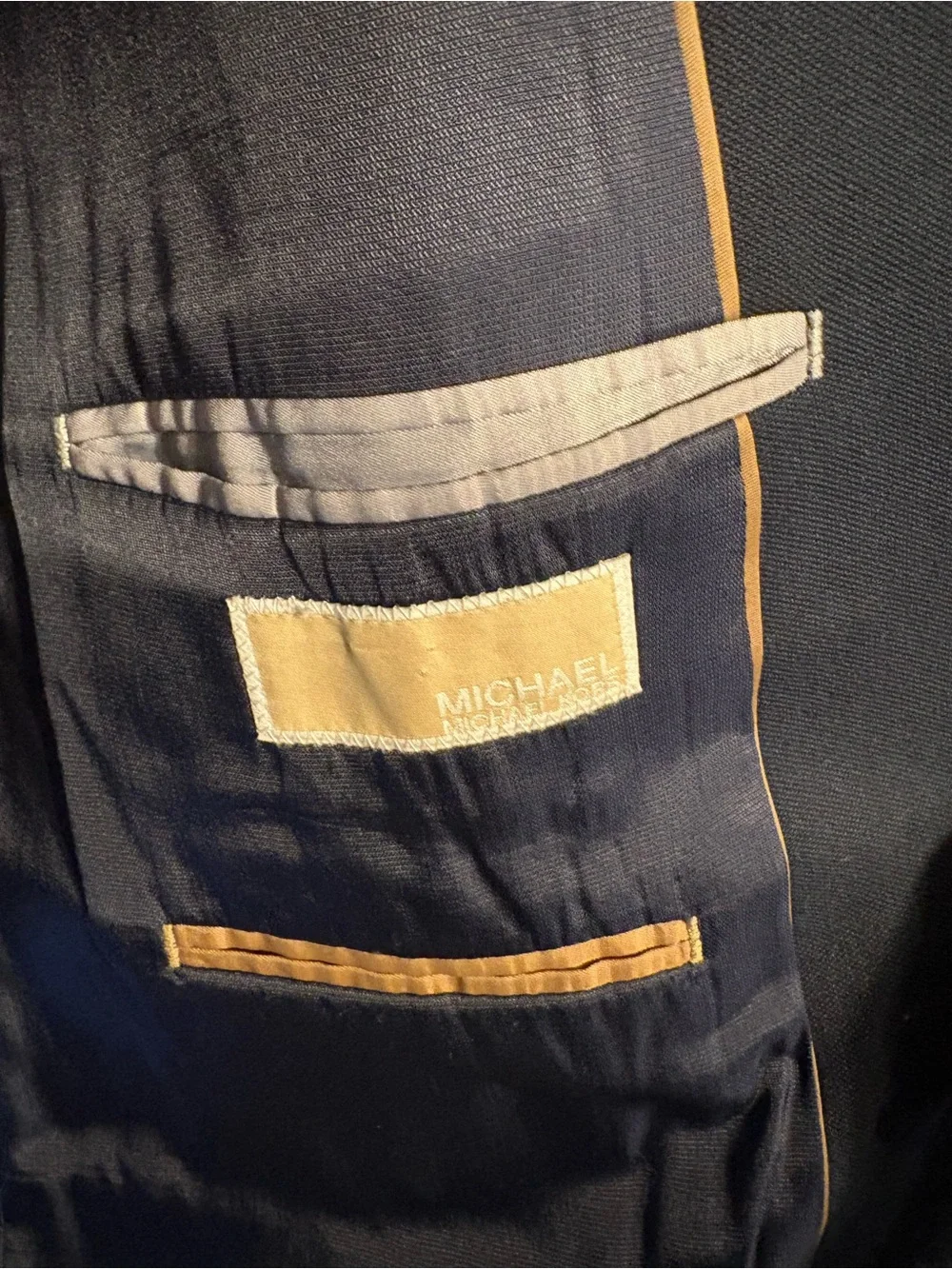 Michael Kors Men's Navy Single-Breasted Suit